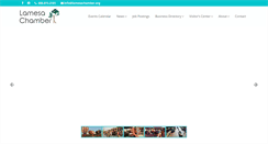 Desktop Screenshot of lamesachamber.org